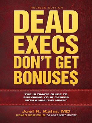 cover image of Dead Execs Don't Get Bonuses